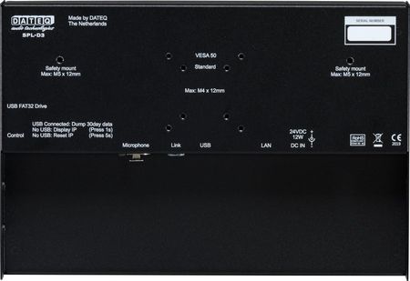 Image nº5 du produit SPL-D3 DATEQ AfficheurSPL avec micro de mesure et enregistrement conforme au décret du 7 Août 2017