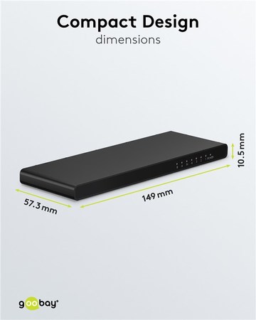 Image nº3 du produit Splitter HDMI 1 entrée vers 4 sorties 4K.