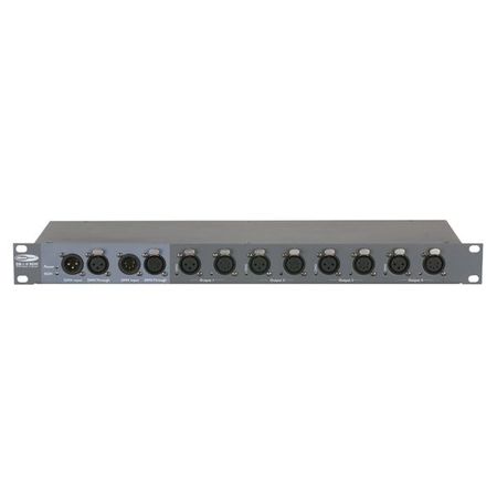 Image principale du produit DB 1-4 RDM Showtec - Splitter DMX 1 entrée vers 4 sorties Rackable avec RDM