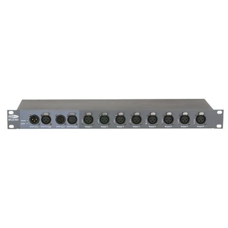 Image principale du produit Splitter DMX Showtec DB 1-8 1 entrée vers 8 sorties Rackable avec RDM