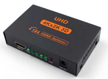 Image nº3 du produit Splitter HDMI 4K répartiteur 1 entrée vers 4 sories HDMI 1.4