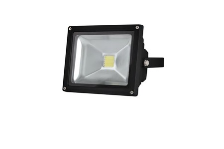 Image principale du produit projecteur exterieur noir Led 20W EPISTAR blanc froid 6500K IP65