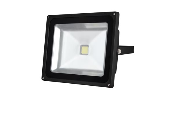 Image principale du produit projecteur exterieur noir Led 50W blanc froid IP65 6500K