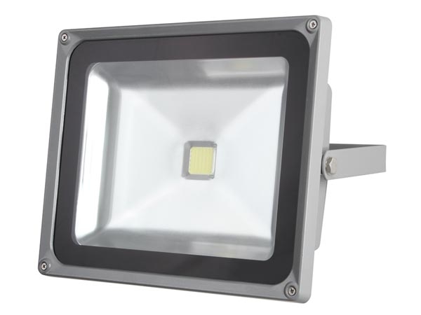Image principale du produit projecteur exterieur gris Led 50W blanc froid IP65