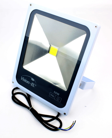 Image principale du produit projecteur exterieur blanc Led 50W blanc froid IP65