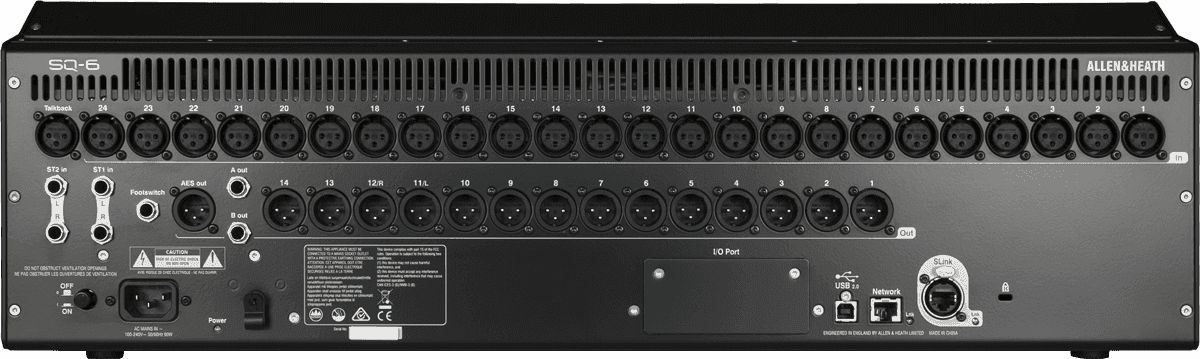 Image nº3 du produit Allen & heath SQ-6 mixage numérique 48 canaux 25 faders