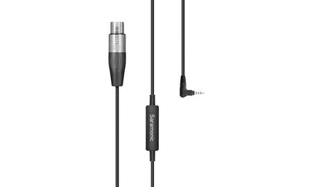 Image principale du produit Connecteur XLR femelle de 6 mètres avec adaptateur audio TRRS 3,5 mm pour smartphone tablette