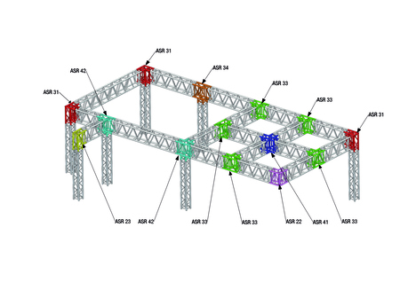 Image secondaire du produit Structure rectangulaire 540x290 mm longueur 2m00 - SR5030200 ASD