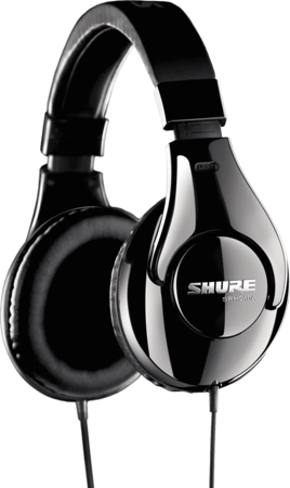 Image principale du produit SRH 240A BK Shure Casque Nomade fermé 38 ohms.