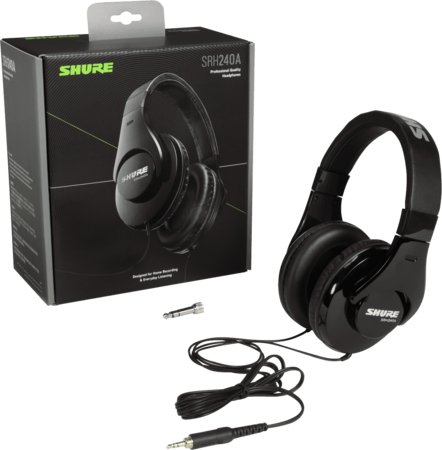 Image secondaire du produit SRH 240A BK Shure Casque Nomade fermé 38 ohms.