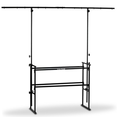 Image principale du produit Stand acier noir pour régie DJ ou LJ et support d'éclairage 2,50 X 2,60m