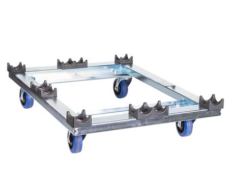 Image principale du produit Strong Boy ADMIRAL Chariot de transport pour structure 290 ou 390 mm avec 4 roulettes freins