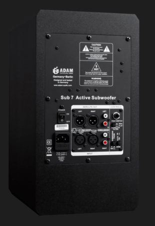 Image secondaire du produit SUB7 Adam Audio caisson de basses studio 7 pouces 107dB