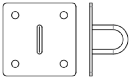 Image secondaire du produit Platine pour élingue ou chaîne SUE ASD