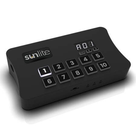 Image principale du produit Sunlite EC Suite 3 Express contrôleur DMX 2 univers 13 boutons