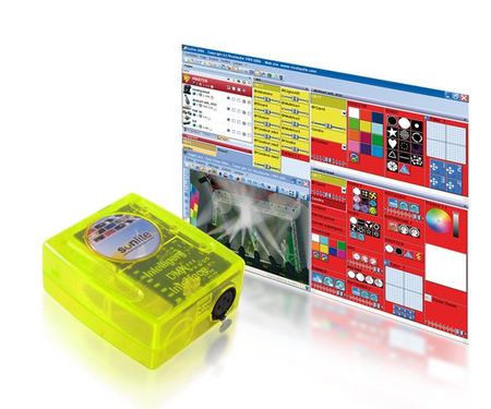 Image principale du produit Interface USB et Logiciel de controle DMX SUNLITE BASIC CLASS