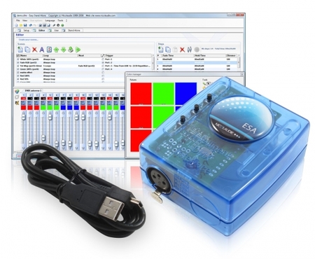 Image principale du produit Module de controle autonome DMX Sunlite SLESA-U8 EASY STAND ALONE USB 2010