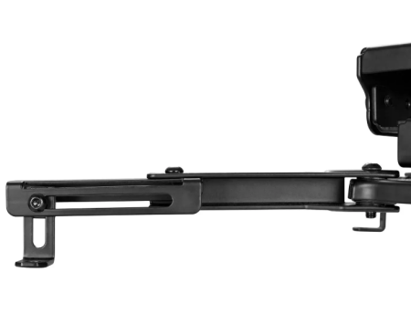 Image nº3 du produit Support plafond pour vidéoprojecteur, Orientable et inclinable, Hauteur réglable 70-117 cm, Coloris Noir