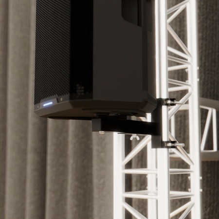 Image nº3 du produit SUP-TEL30W Contestage - Support téléscopique blanc sur tube 50mm pour enceinte ou projecteur