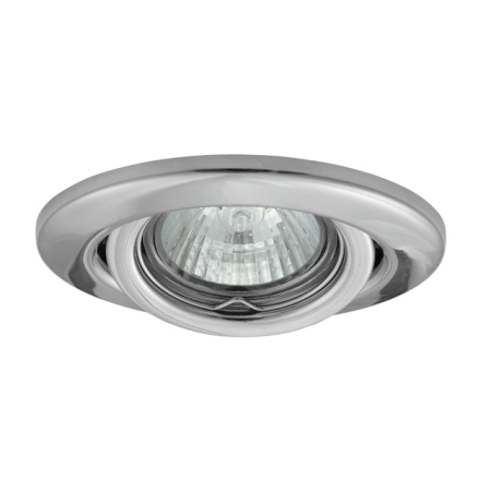 Image principale du produit Plafonnier spot encastré orientable pour dichroique halogène ou led gu10 50mm