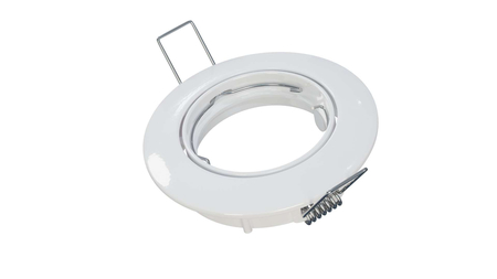 Image nº3 du produit Plafonnier spot encastré orientable pour dichro 50mm fonte alu blanc