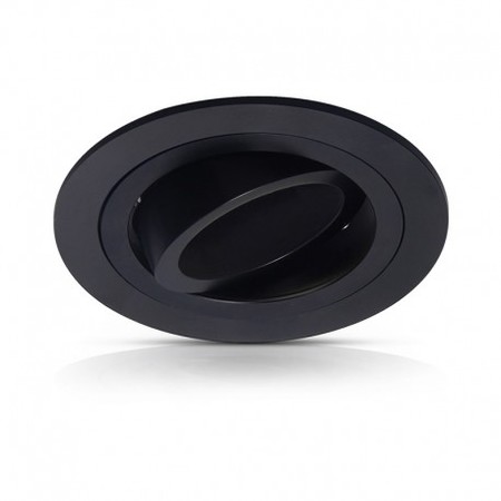Image principale du produit Downlight Orientable rond noir perçage 78mm