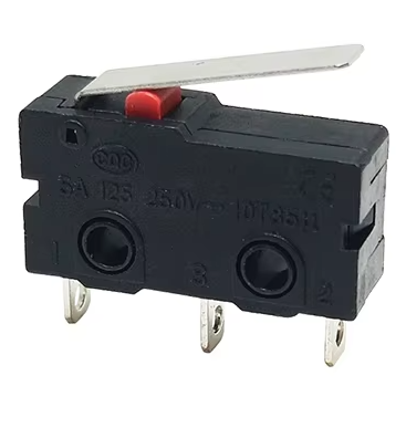 Image principale du produit Switch à levier fin de course 2 pôles 5A 125/250V 3.2mm - 9mm - 29mm