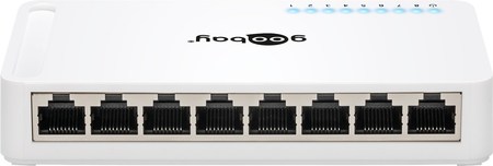 Image principale du produit Switch booster RJ45 non-administrable 8 ports 1 Gbps