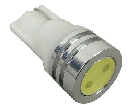 Image principale du produit Ampoule miniature T10 12V 1W Led blanc froid