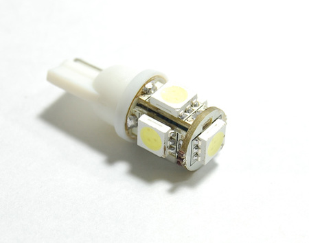 Image principale du produit Ampoule miniature T10 12V 1,2W Led 5050 blanc froid