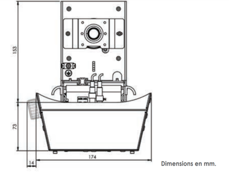 Image secondaire du produit Sully T650SX Robert Juliat Module trappe Sully 115W 3000K pour conversion découpe halogène en Led