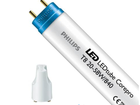 Image principale du produit Tube LED Philips MASTER COREpro 1500mm 20W 840 T8 G13 4000K