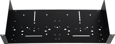 Image secondaire du produit Plateau Rackable 2U pré-perçé pour récepteurs HF ou carte son