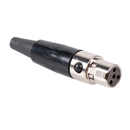 Image principale du produit Mini XLR TA4F mini TQG pour émetteur ceinture