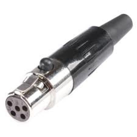 Image principale du produit Fiche Mini XLR Switchcraft 5 contacts femelle