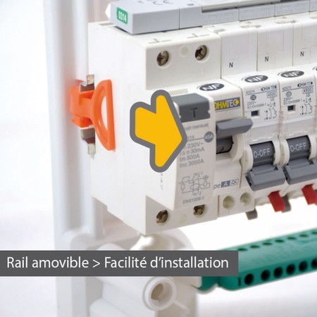 Image secondaire du produit Coffret 3 rangées de 13 modules Ohmtec