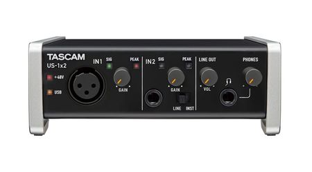 Image secondaire du produit Carte son Tascam US-1x2 1 entrée micro 1 entrée line 1 sortie 96kHz 24 bits