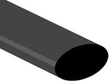 Image principale du produit Gaine thermorétractable 2:1 25.4mm NOIR longueur 1m