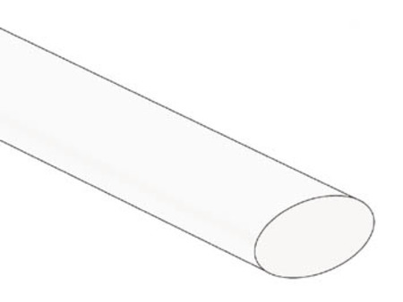 Image principale du produit Gaine thermoretractable blanche 2:1 12.7mm 1.2m