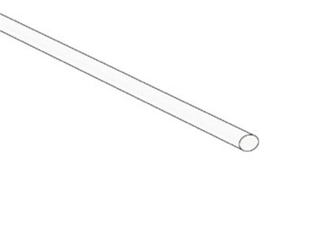 Image principale du produit Gaine thermoretractable blanche 2:1 2.4mm longueur 1m