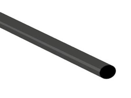 Image principale du produit Gaine thermoretractable 2:1 noir 4.8mm 1m20