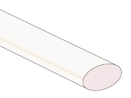 Image principale du produit Gaine thermoretractable transparente 2:1 12.7mm 1.2m