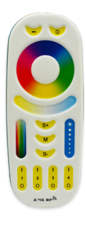 Image principale du produit Télécommande MI Light série 4 zones avec saturation et correcteur température