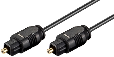 Image principale du produit Câble fibre optique TosLink adat Spdif mâle mâle 3m