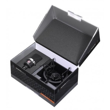 Image principale du produit TLM 102 mt Studio Set black Neumann - micro large membrane cardio avec suspension