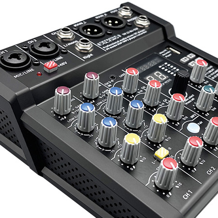 Image nº7 du produit TM 22 BU-DSP definitive audio - Table de mixage 4 entrées Bluetooth + MP3 + Echo DSP