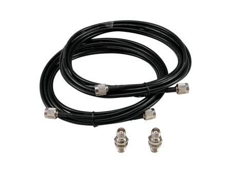 Image principale du produit Kit de 2 prolongateurs pour antennes UHF TNC 5m