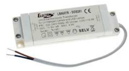 Image principale du produit Transfo électronique 12V AC de 0,1VA à 65 VA pour leds et halogènes