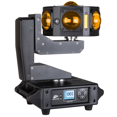 Image nº3 du produit UFO X4 JB Systems – effet soucoupe 4 en 1, 16 leds 40W RGBW + 108 leds RGBW + laser rgb + strobe