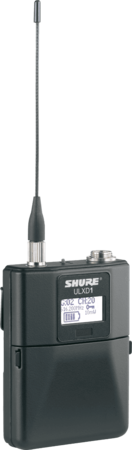 Image principale du produit ULXD1-K51 Shure - émetteur Pocket ceinture avec connecteur TA4M bande K51